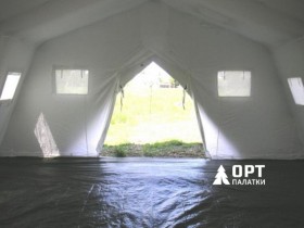 Фото 2 слойной палатки внутри