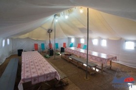 Палаточный лагерь на Баренцевом море