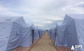 Палаточный лагерь для размещения гостей молодежного форума «Территория смыслов»