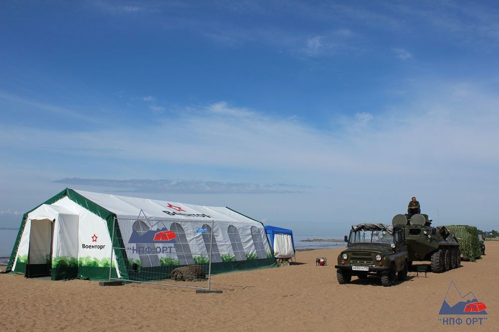 Продовольственная шатер-палатка / Отчет о дне инноваций ЗВО под Санкт-Петербургом